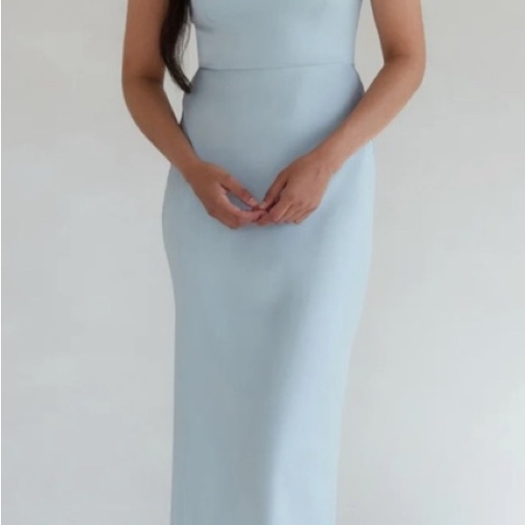 Park & Fifth Light Blue Maxi Dress - Picture 1 of 3